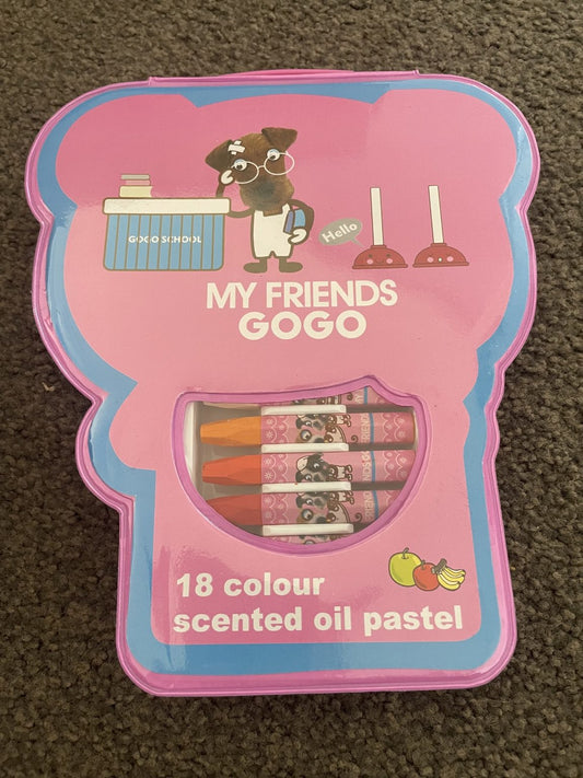 18 Scented Colour Oil Pastels & Case