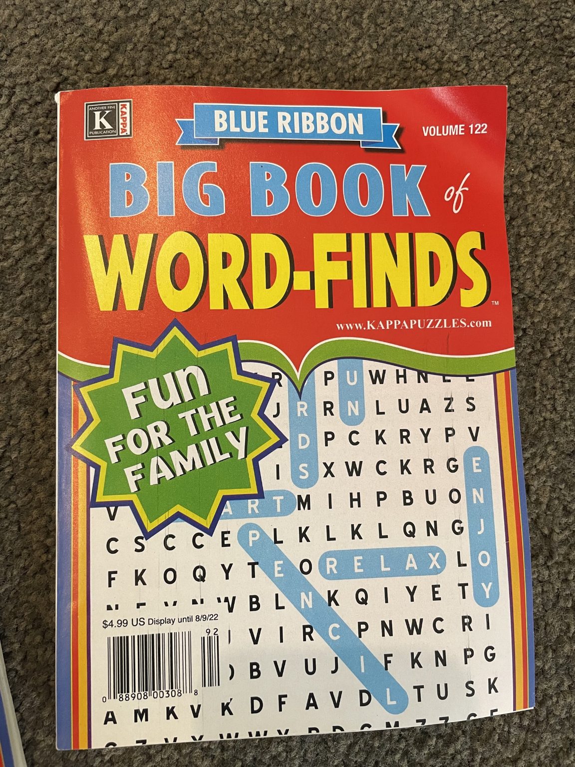 Blue Ribbon Big Book of Word-Finds Volume 122