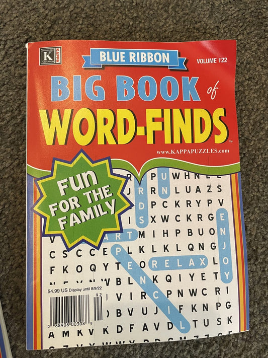 Blue Ribbon Big Book of Word-Finds Volume 122