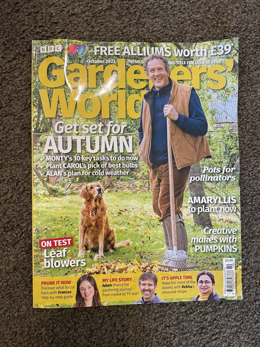 BBC Gardener’s World October 2022