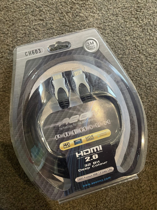 *SUPER SALE!* Aeon Premium HDMI 2.0 Cable - 3m - 4K Ultra HD