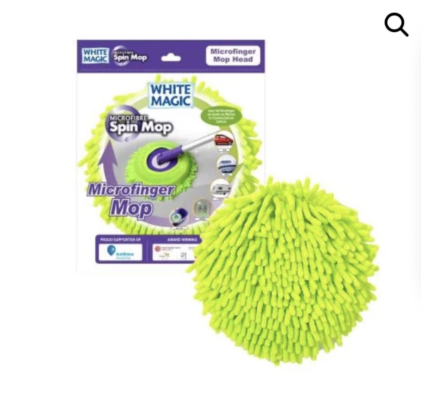 White Magic Microfinger Mop Head