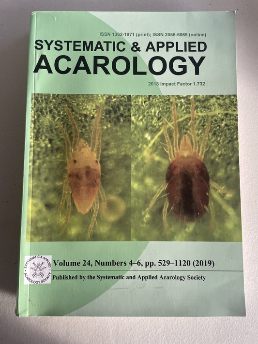Systematic & Applied Acarology Vol 24, 2019