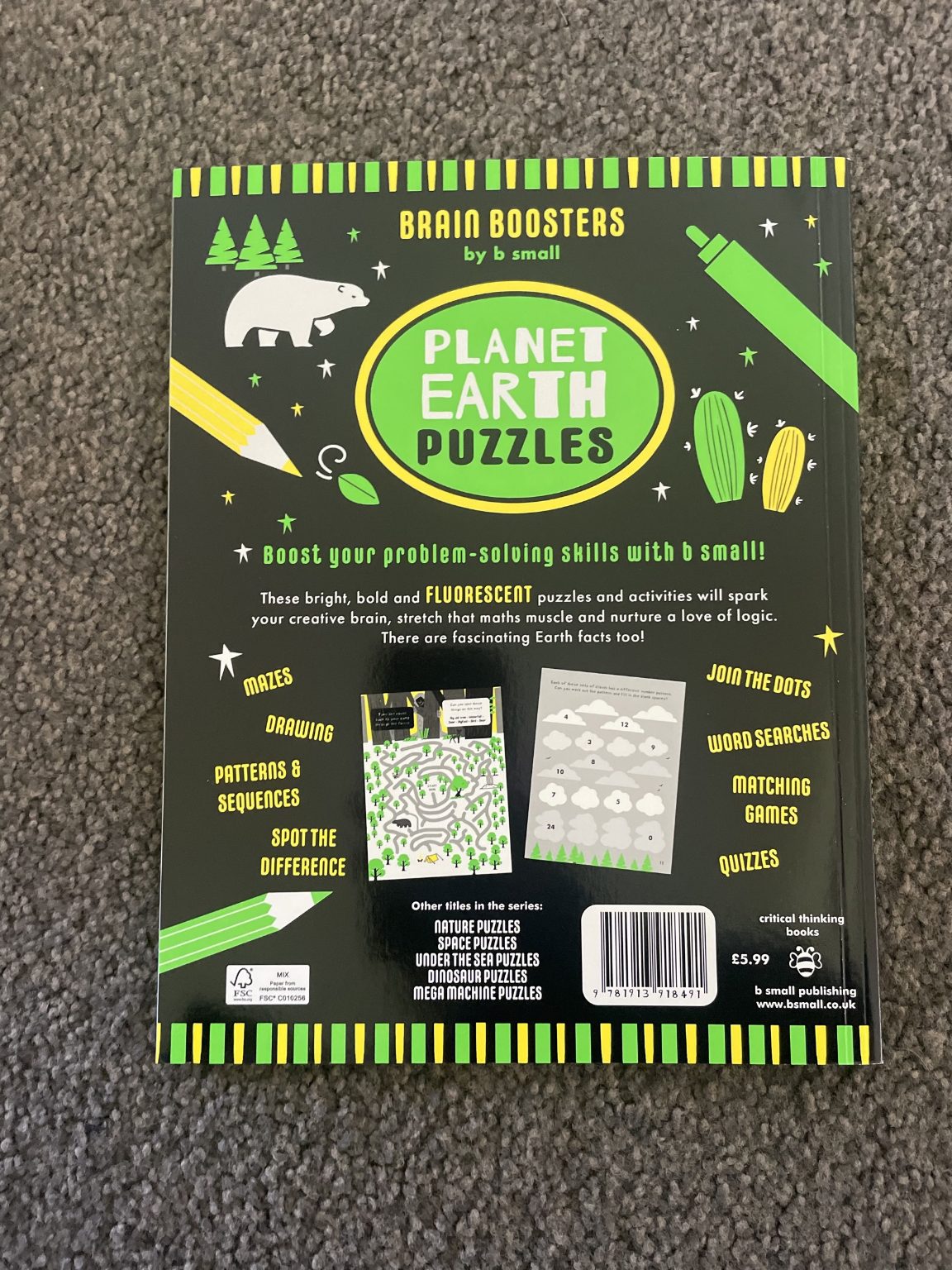 Planet Earth Puzzles by Vicky Barker & Ste Johnson
