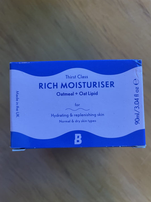 Beauty Bay Thirst Class Rich Moisturiser with Oatmeal + Oat Lipid