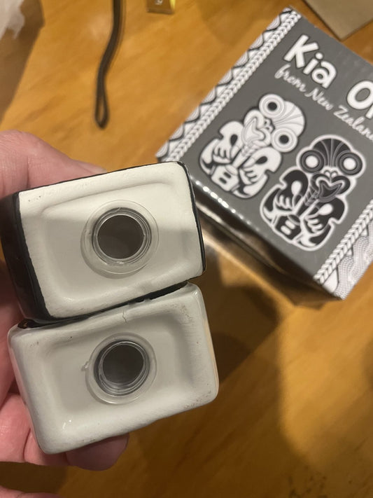 Ceramic Tiki Salt & Pepper Shakers