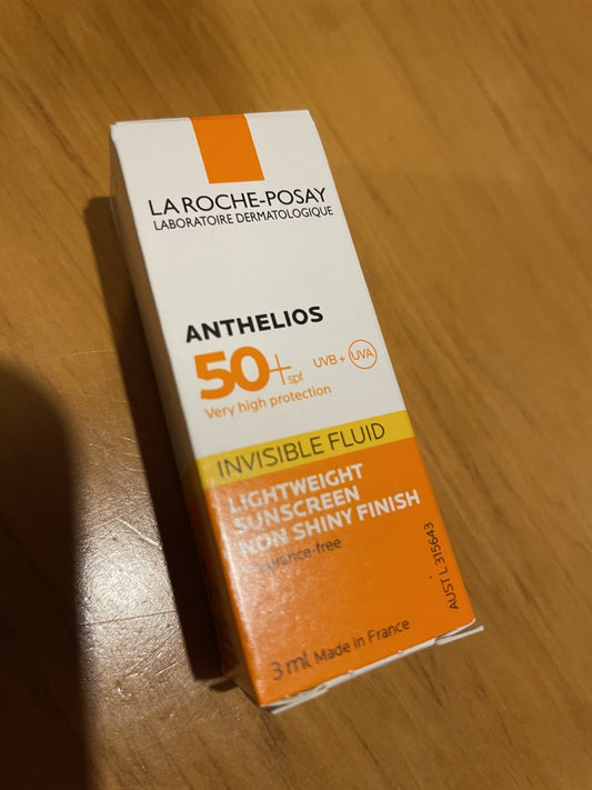 La Roche-Posay 50+ Invisible Fluid Lightweight Sunscreen 3ml