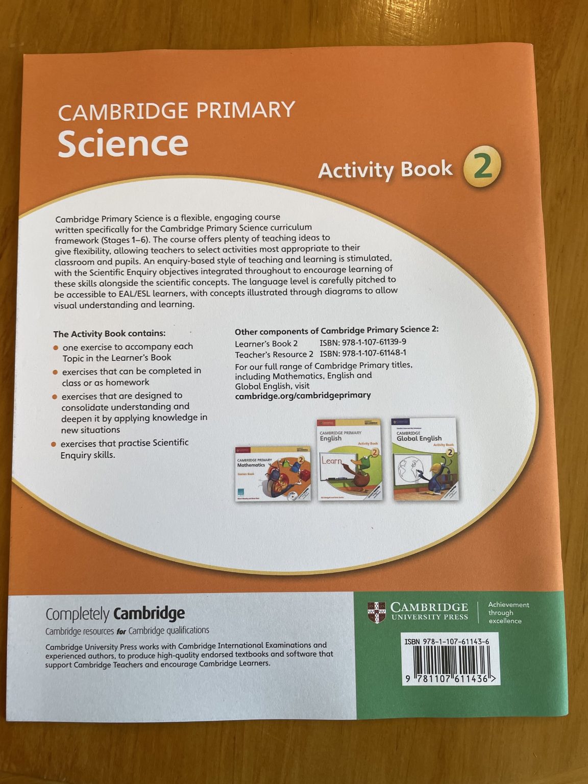 Cambridge Primary Science Activity Workbook 2