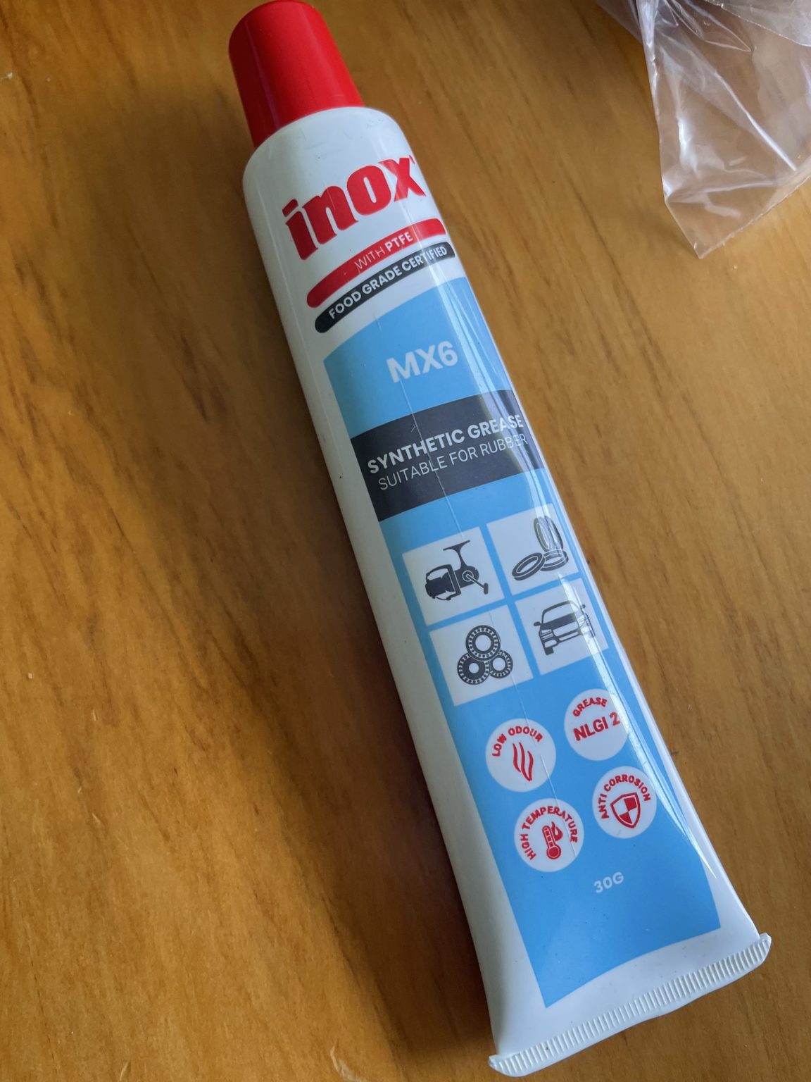 Inox MX6 Synthetic Grease for Rubber