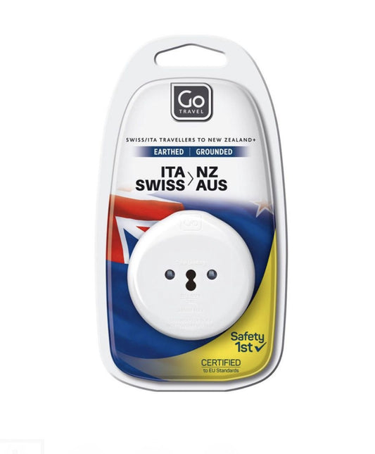 Go Travel Adaptor Italian/Swiss to AUS/NZ