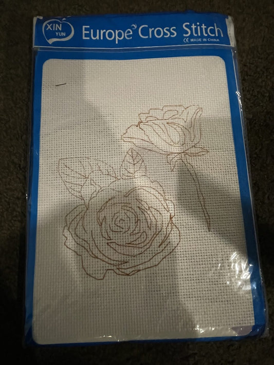 Full Cross Stitch Kit - Single Roses