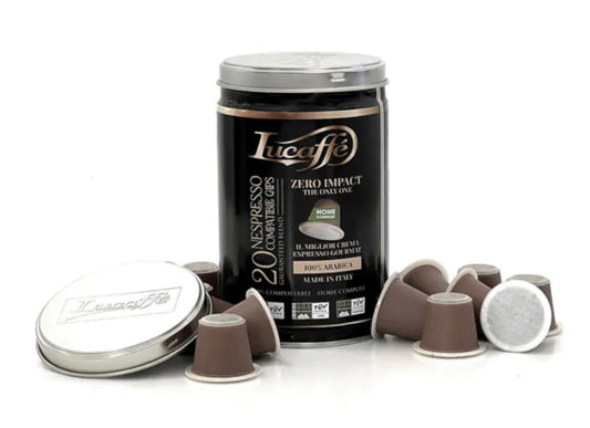 Lucaffe 100% Arabica 20x Nespresso Compostable Pods