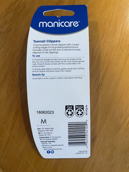 Manicare Toenail Clippers