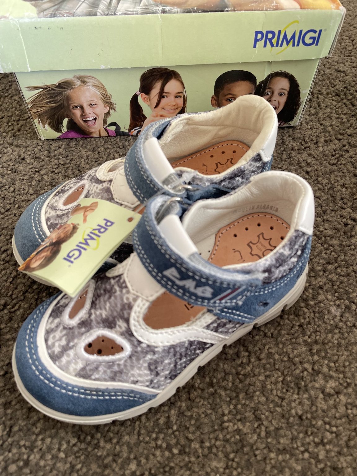 Brand New Quality Primigi Size 24 (US Infant 7) Italian Sandals