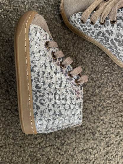 Brand New Shoo Pom French Leopard Print Sneakers - Size EU 22 / 6