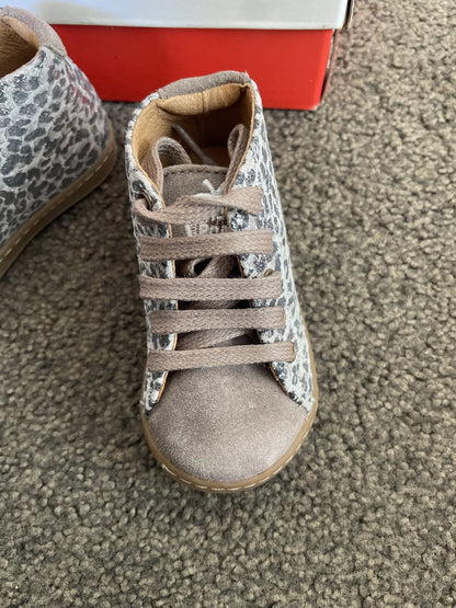 Brand New Shoo Pom French Leopard Print Sneakers - Size EU 22 / 6