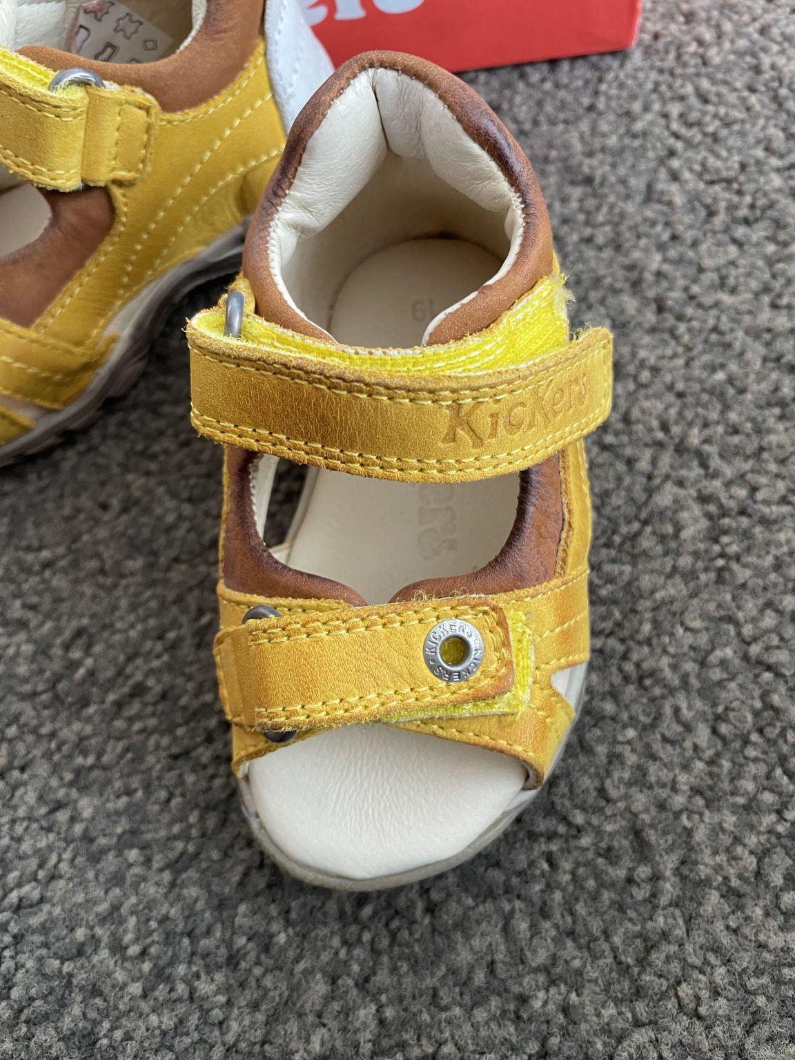Brand New Kickers Leather Sandals - Size US 3 Infant