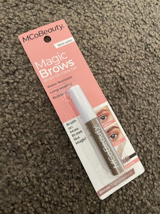 MCoBeauty Magic Brows Brush On Fibre Gel - Blonde (Light/Medium)