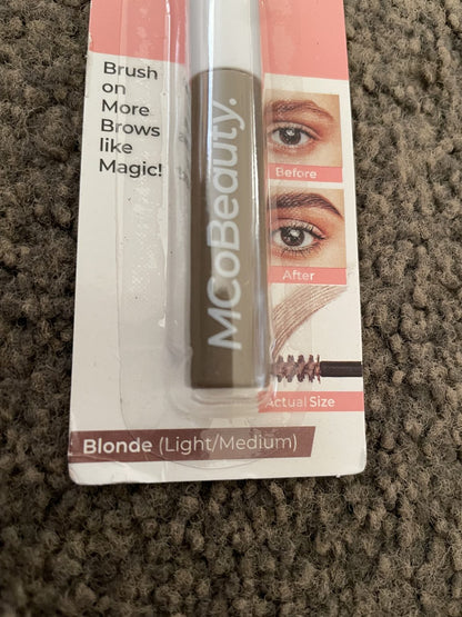 MCoBeauty Magic Brows Brush On Fibre Gel - Blonde (Light/Medium)