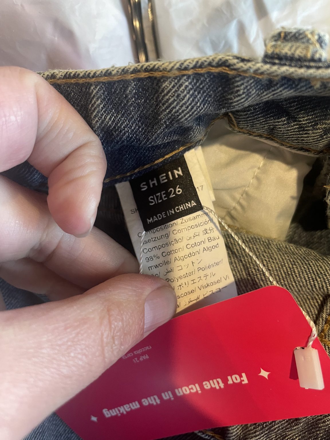 Brand new Shein Size 6 Denim Skirt
