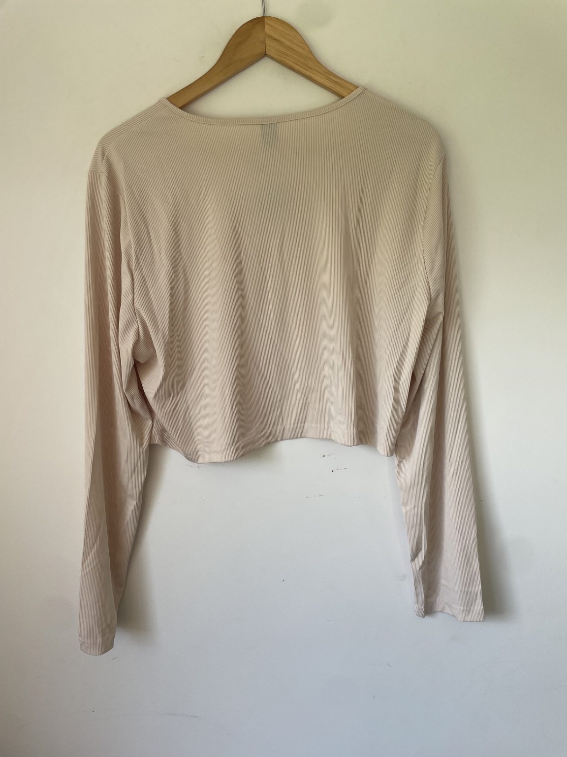 Brand New Shein Size 3XL Ribbed Cropped Lounge Top