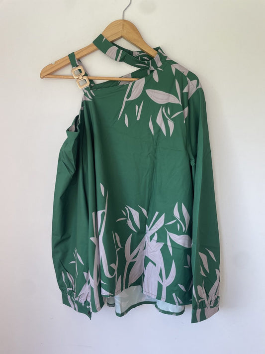 Brand New Shein Curve XL Single Shoulder Top