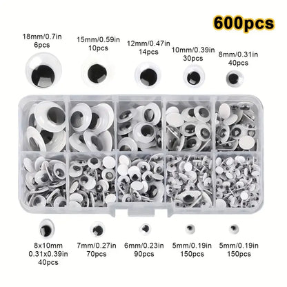 600pcs Googly Eyes