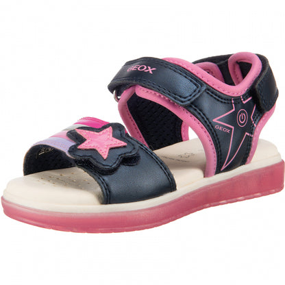 Brand New GEOX Respira Italian Shoes with LED and on/off Button - Infant 7.5
