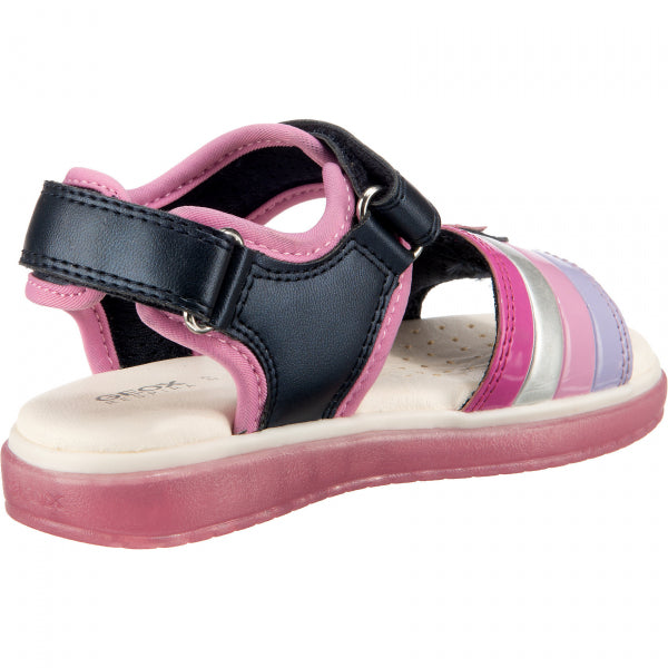 Brand New GEOX Respira Italian Shoes with LED and on/off Button - Infant 7.5