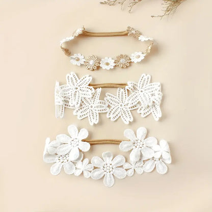 3pcs Embroidered Lace Headbands