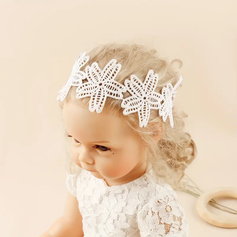 3pcs Embroidered Lace Headbands