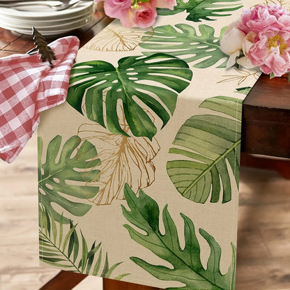 Tropical Palms 0.33m x 1.8m Table Runner