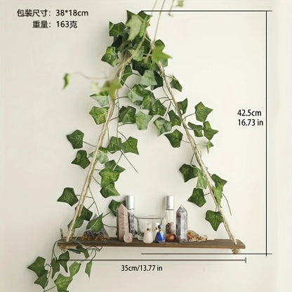 Artificial Vine Wall Shelf