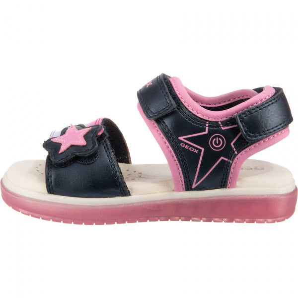 Brand New GEOX Respira Italian Shoes with LED and on/off Button - Infant 7.5