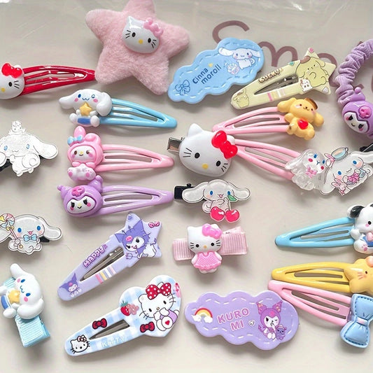 21pc Hello Kitty Hair Accessories