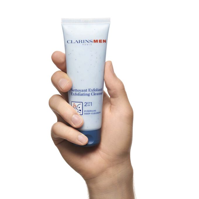 Clarins Men Exfoliating Cleanser 2-in-1 Purifying Cleanser 125ml