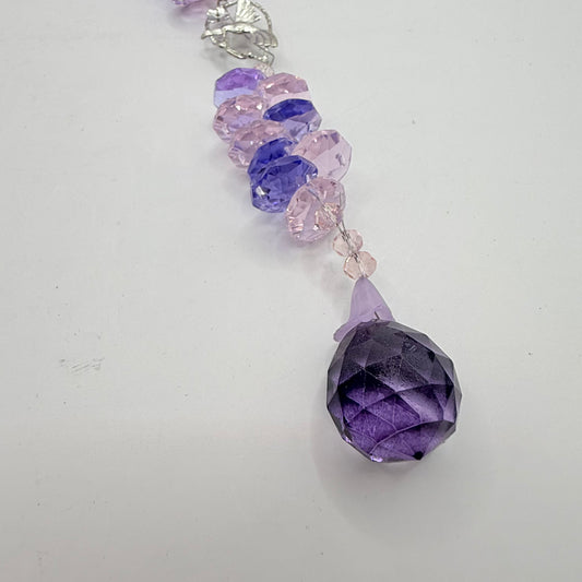 Sparkling Suncatcher - Purple & Clear