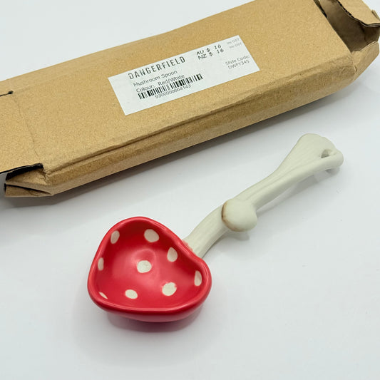 Dangerfield Mushroom Spoon - Ceramic - Red & White RRP$ 16.00