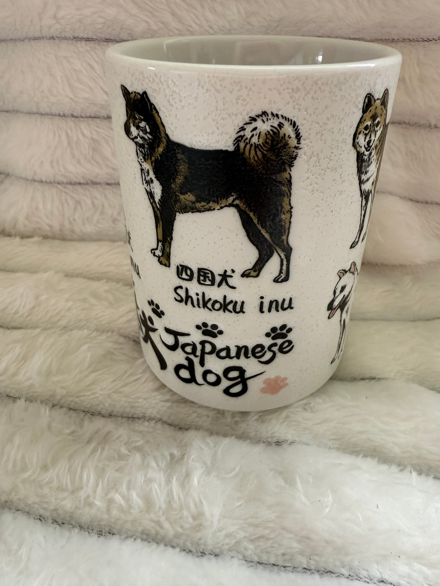 Mino Ware Japanese Dog Breeds Tea Cup