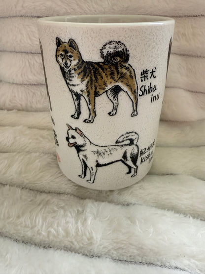 Mino Ware Japanese Dog Breeds Tea Cup