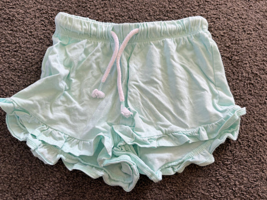 Mini Mango Size 5 Ruffled Mint Shorts