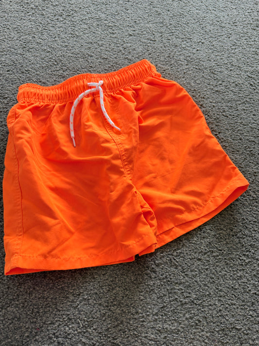 Anko Kids Size 8 Bright Orange Swim Shorts