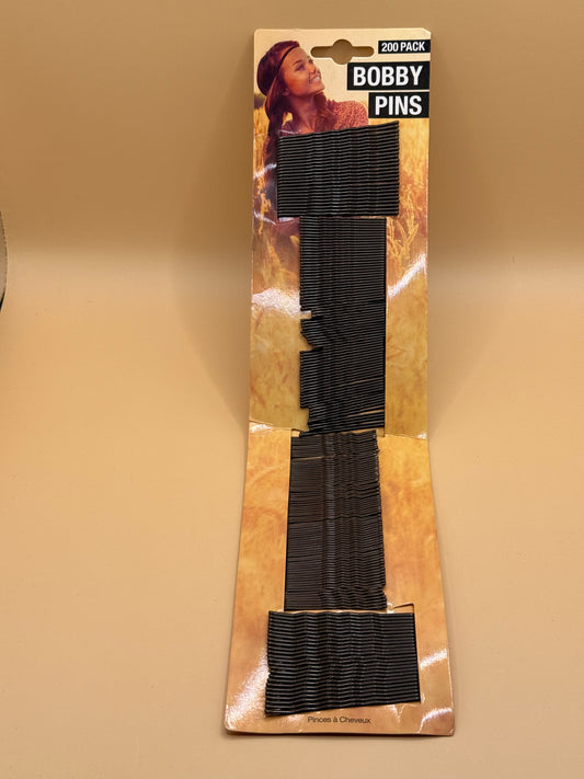 200 Pack Bobby Pins - Brown