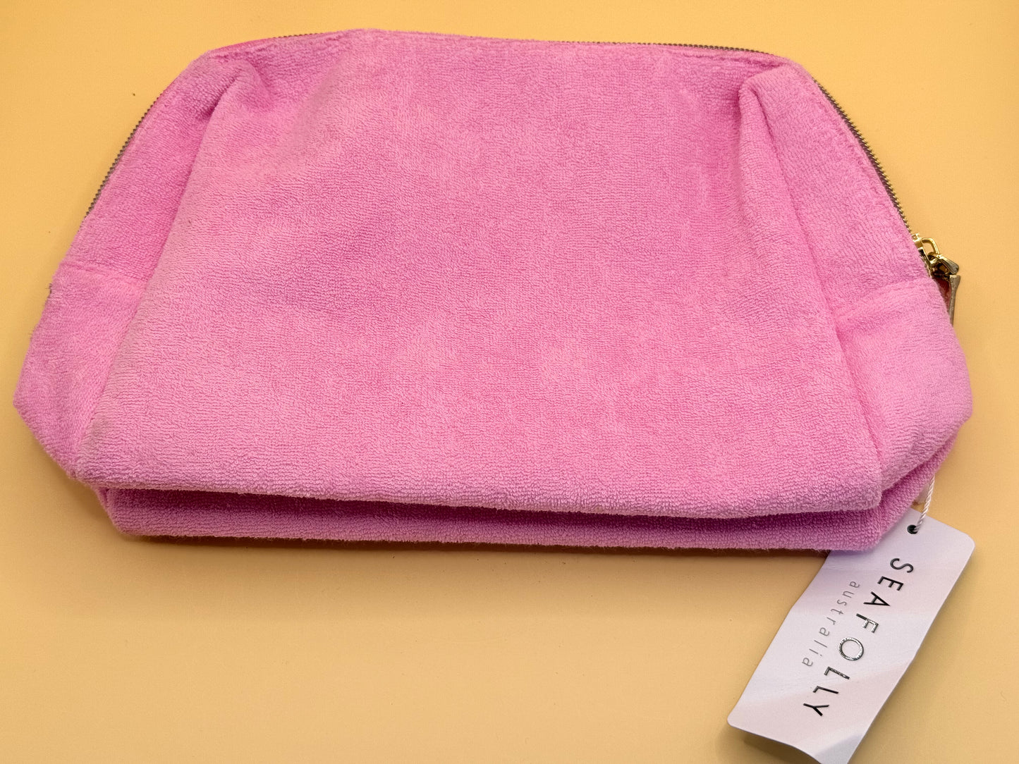 Seafolly Terry Cosmetic Pouch Pink (Damaged)