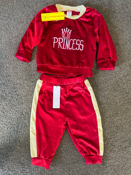 SHEIN Kid's Princess Tracksuit Size 6-9 months