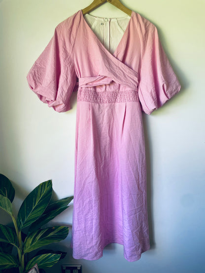 *B. New Cut Label Branded Clothing Clearance* BRAND UNKNOWN Size 8 Cross Front Maxi Dress
