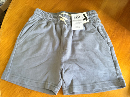 COTTON-ON KIDS Size 4 Henry Slouch Short in Steel Core RRP $16.99