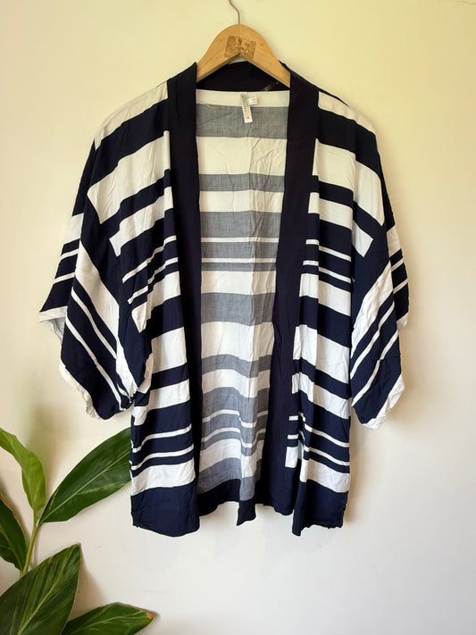 Seafolly Australia Size M Striped Lightweight Cover-Up