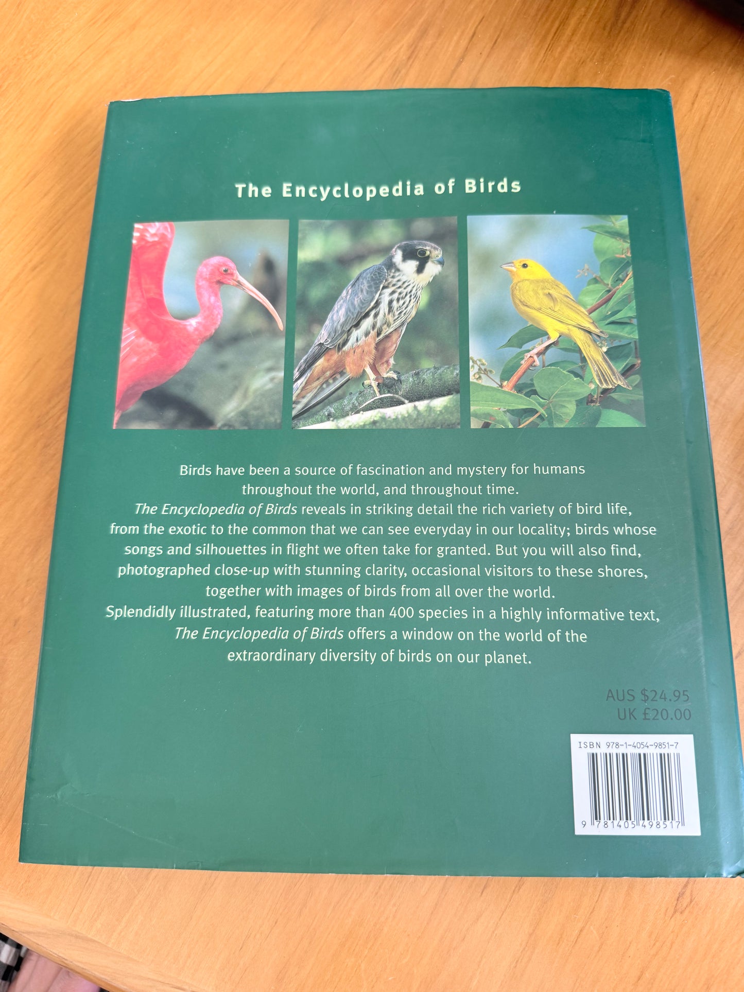 The Encyclopedia of Birds by Parragon Books