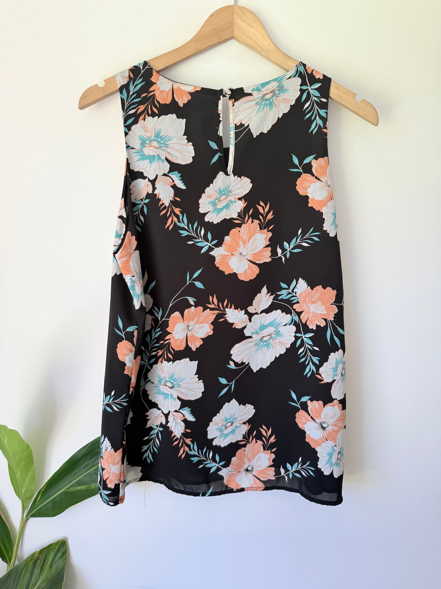 Cotton On Size M Floral Print Tank Top
